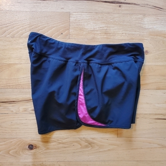 HEAD Black Pink Built-in Briefs Running Athletic Shorts Women's Size Medium - Picture 3 of 8